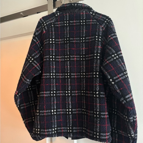 Burberry Plaid Vintage Fleece Jacket - Picture 2 of 7